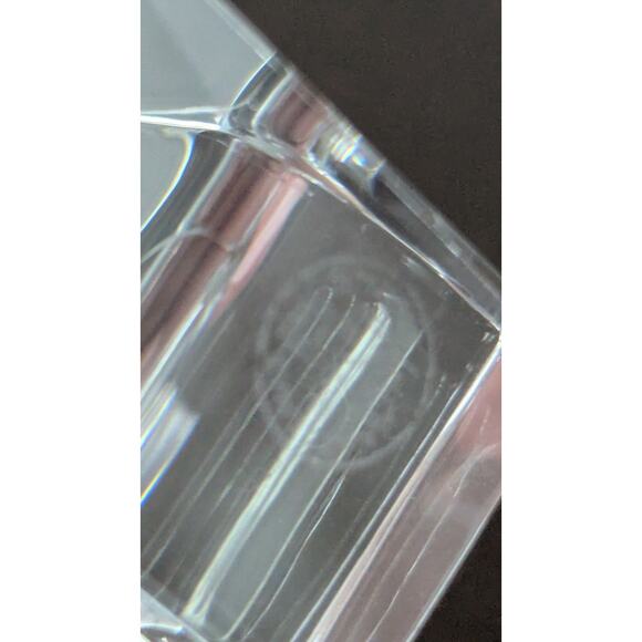 Vintage Baccarat Crystal Number One 1 Paperweight #1 4" Tall - Picture 9 of 10